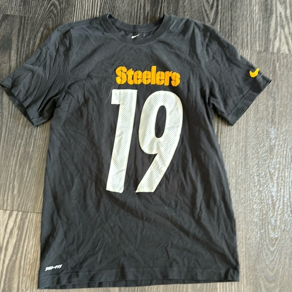 🍍PITTSBURGH STEELERS SMITH-SCHUSTER NIKE DRI-FIT T SHIRT🍍SZ SMALL